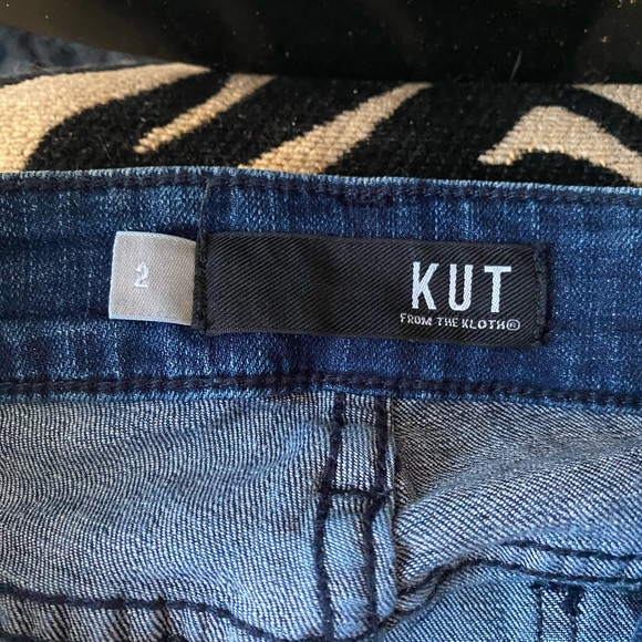 KUT From the Cloth Catherine distressed boyfriend jeans size 2 - Picture 4 of 8